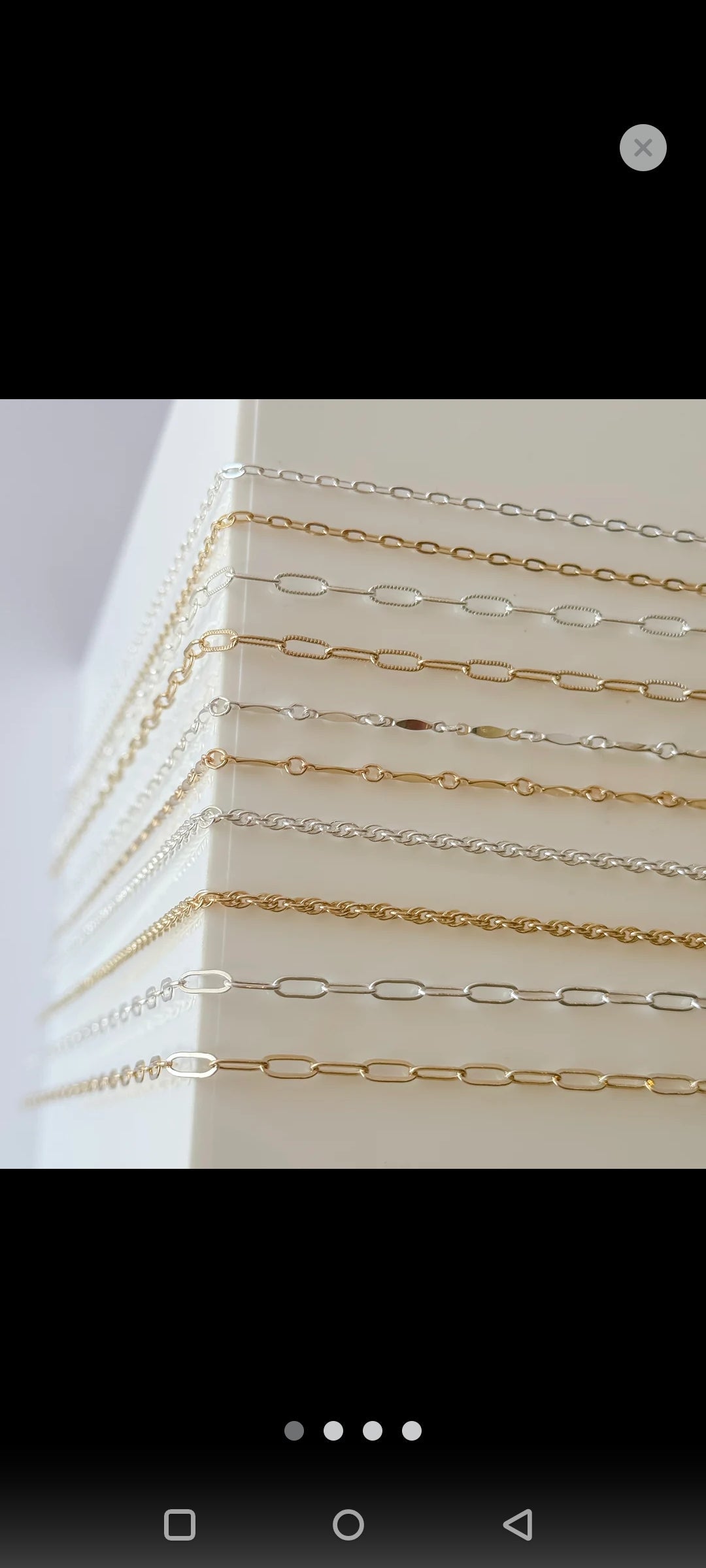 14k Gold Chain  from Karma Goodness Designs