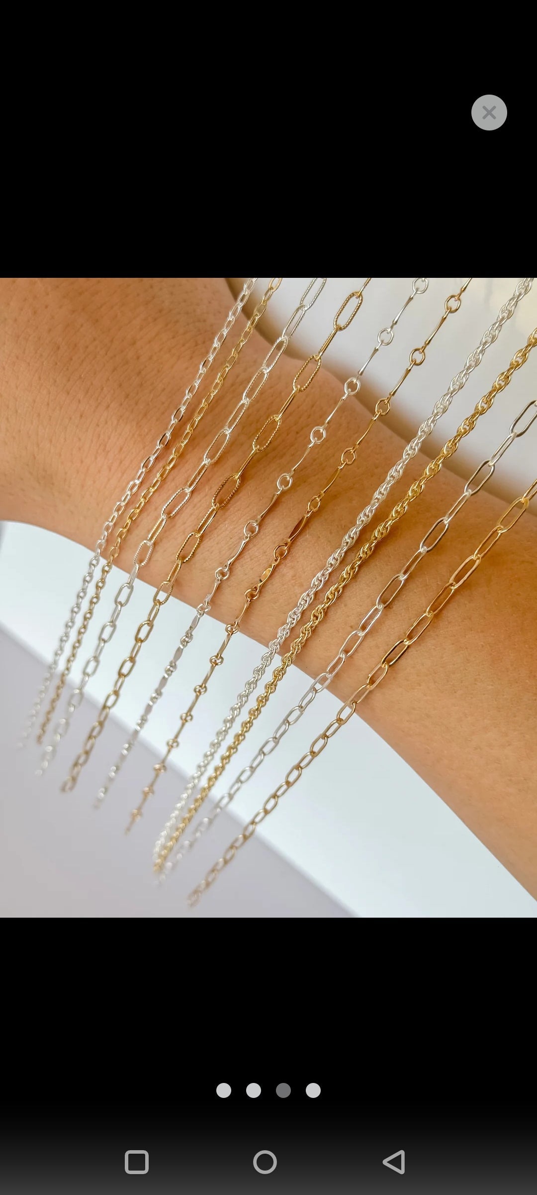 14k Gold Chain  from Karma Goodness Designs