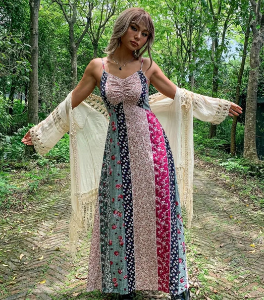 Sexy Colorful Maxi Dress  from Karma Goodness Designs