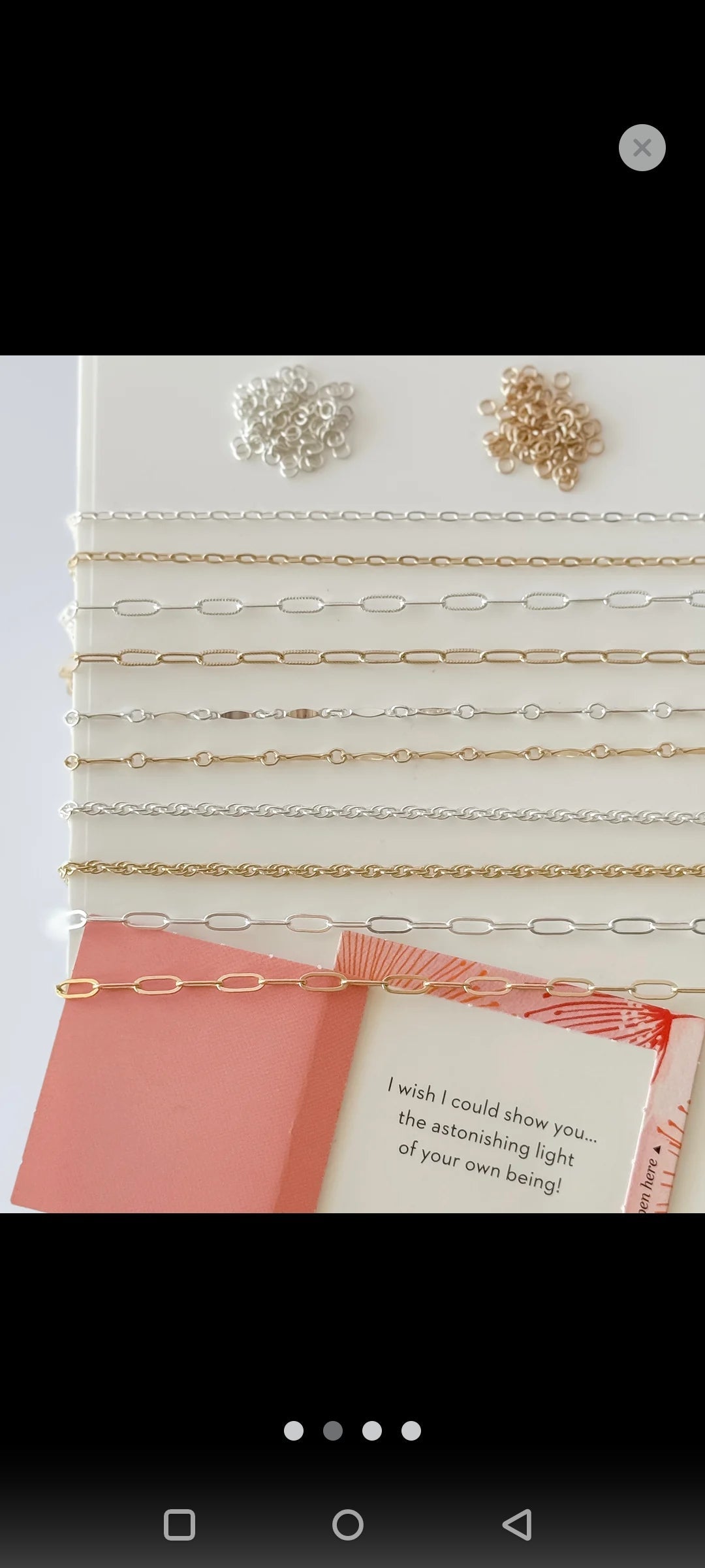 14k Gold Chain  from Karma Goodness Designs