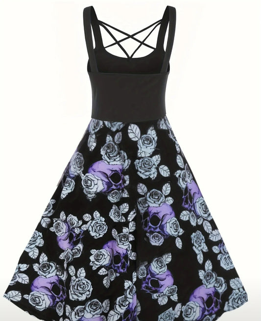 Skulls N Roses Women's Dress  from Karma Goodness Designs