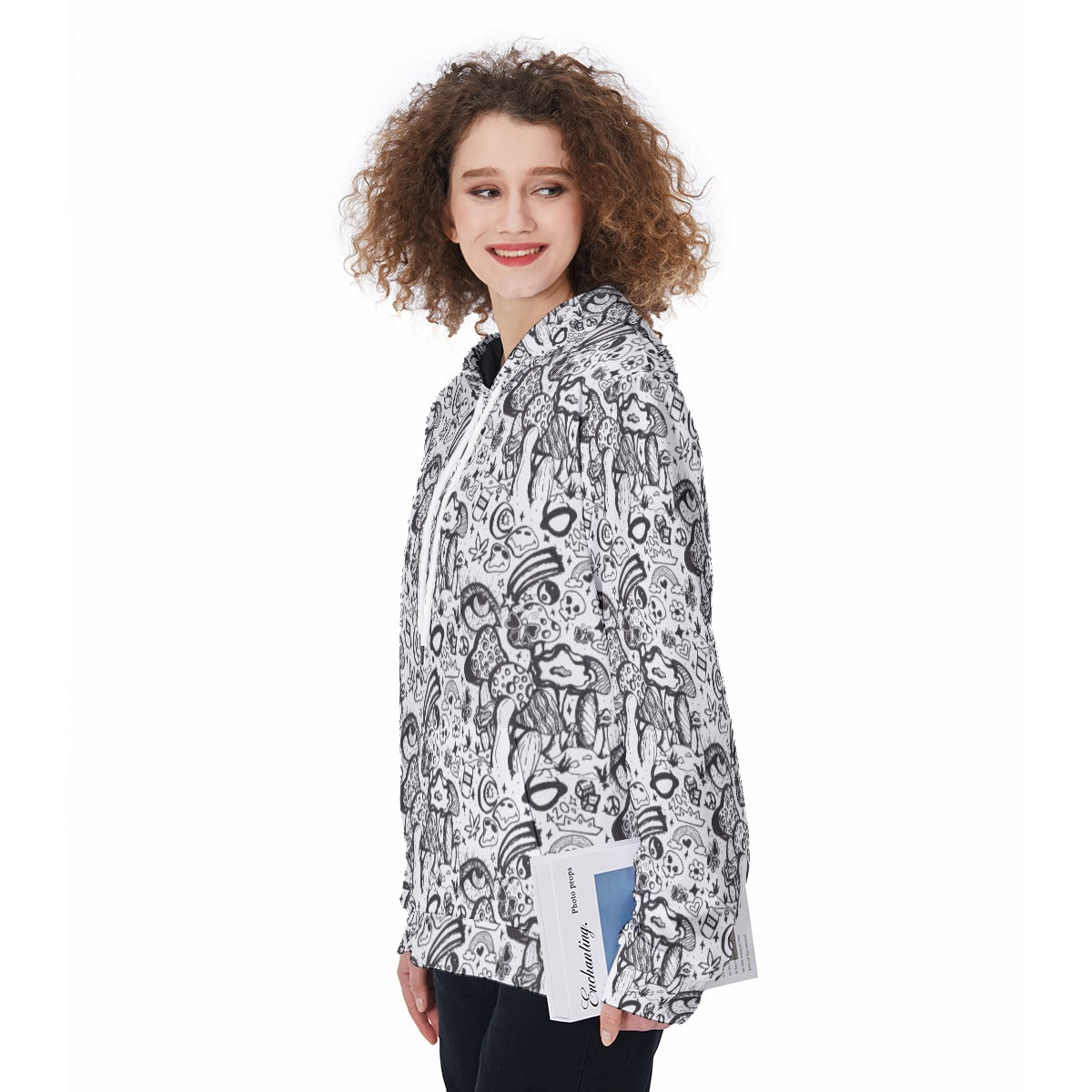 KGD Doodle Art Collection | All-Over Print Tattoo Doodle Hoodie