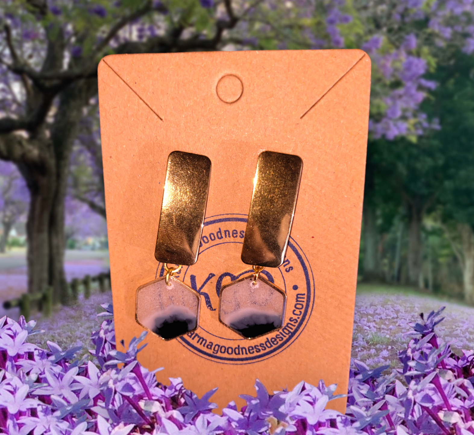 Gulf Sands Emerald Isle - Premium earrings from Karma Goodness Designs - Just $20.00! Shop now at Karma Goodness Designs
